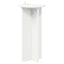Planteholder 2 stk. Hvid Ø29,5 x 60 cm Konstrueret træ