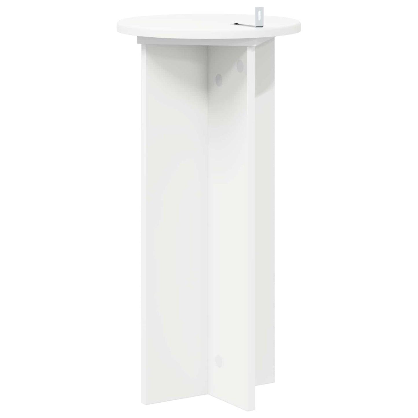 Planteholder 2 stk. Hvid Ø29,5 x 60 cm Konstrueret træ