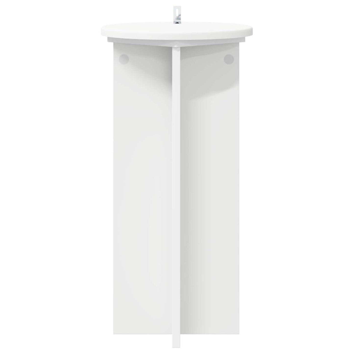 Planteholder 2 stk. Hvid Ø29,5 x 60 cm Konstrueret træ