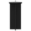 Planteholder 2 stk. Sort 29,5 x 29,5 x 60 cm Konstrueret træ