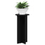 Planteholder 2 stk. Sort 29,5 x 29,5 x 60 cm Konstrueret træ
