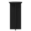 Planteholder 2 stk. Sort 29,5 x 29,5 x 60 cm Konstrueret træ