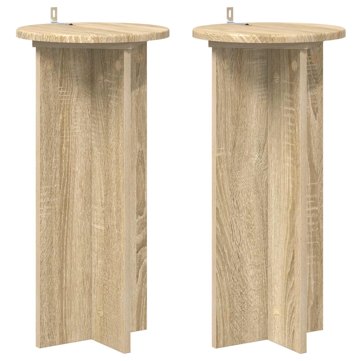 Planteholder 2 stk. Sonoma-eg 29,5 x 29,5 x 60 cm