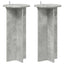 Planteholder 2 stk. Betongrå 29,5 x 29,5 x 60 cm