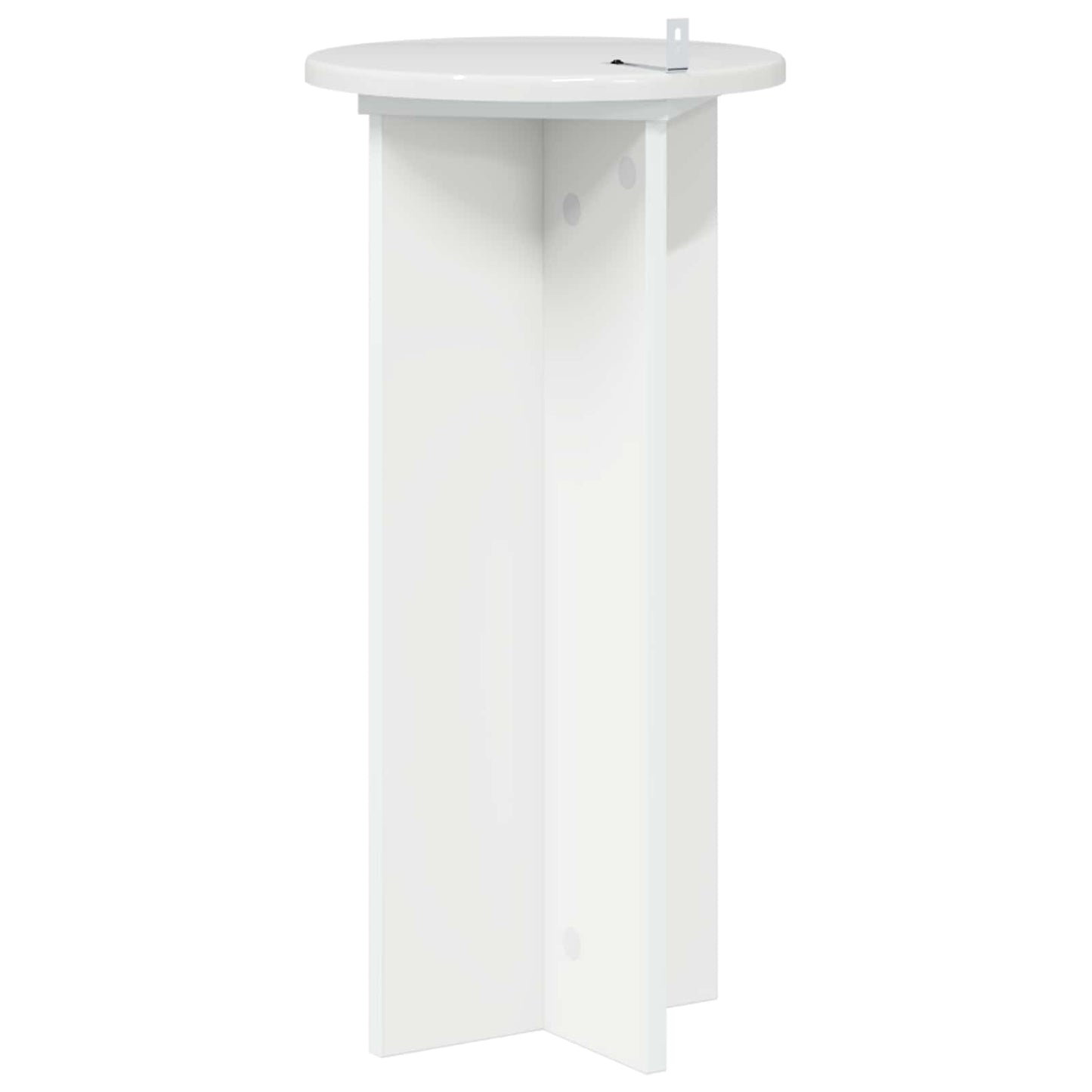Planteholder 2 stk. Hvid højglans 29,5 x 29,5 x 60 cm