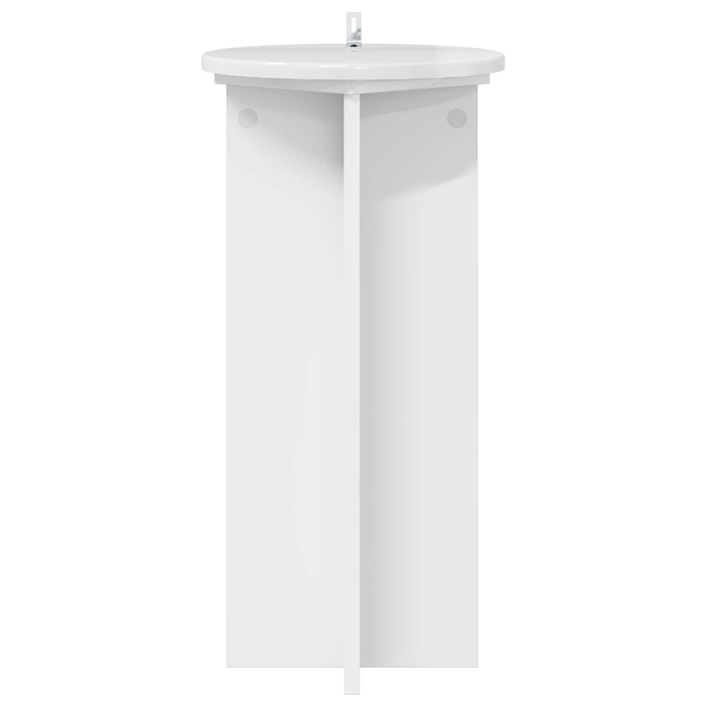 Planteholder 2 stk. Hvid højglans 29,5 x 29,5 x 60 cm