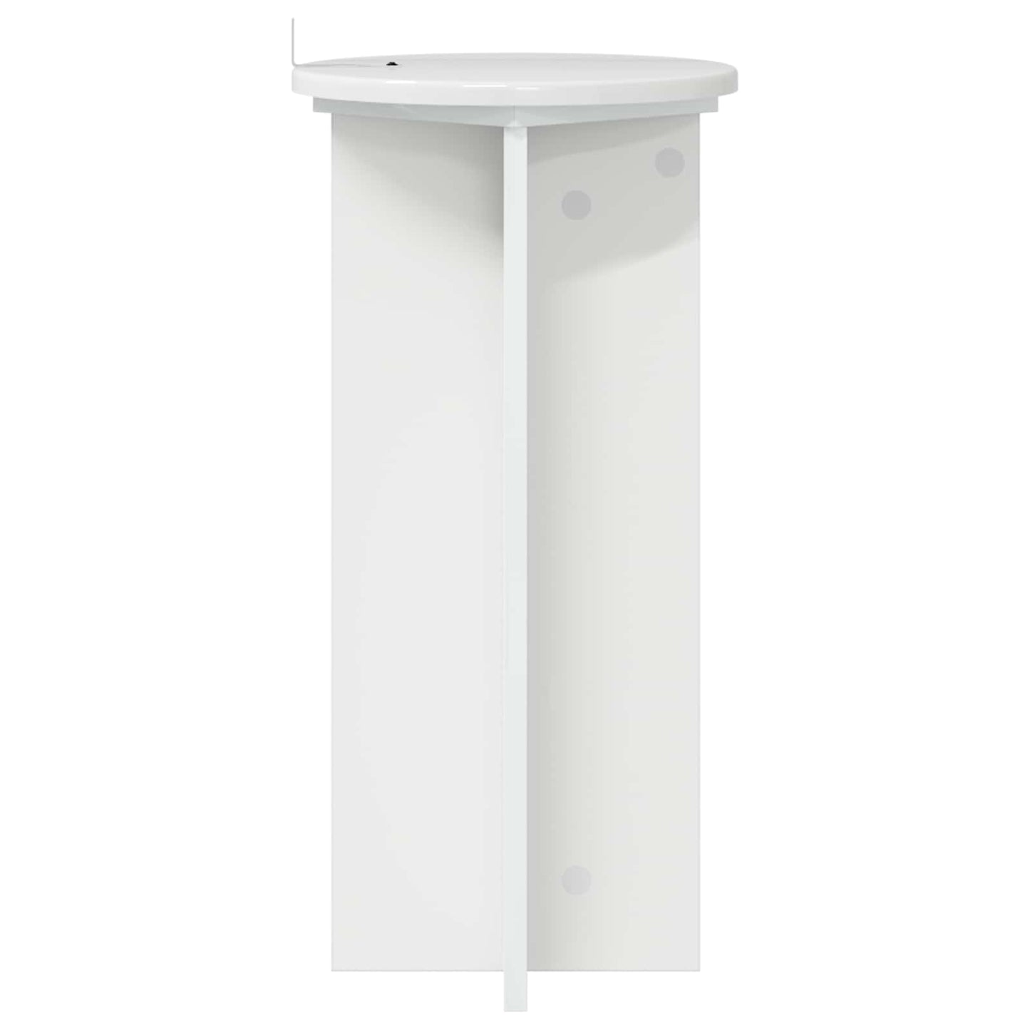 Planteholder 2 stk. Hvid højglans 29,5 x 29,5 x 60 cm