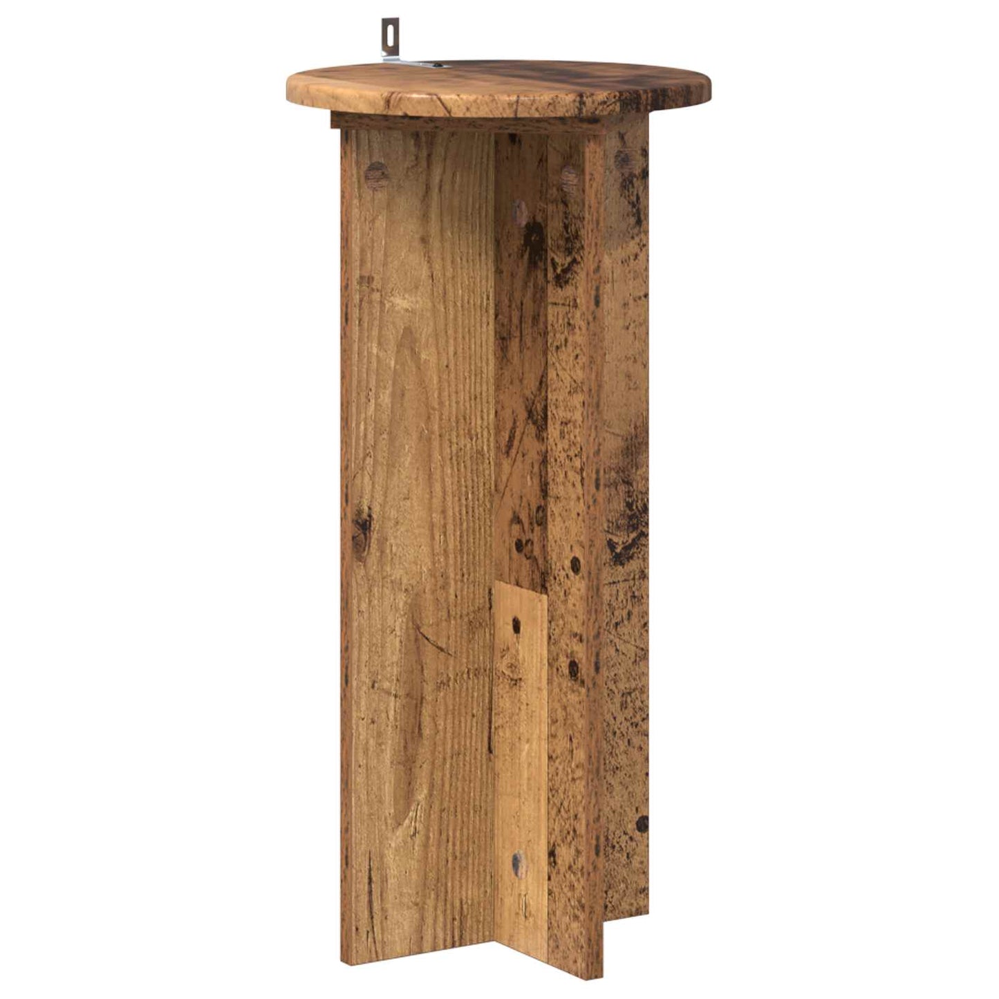 Planteholder 2 pcs Gammelt træ 29,5 x 29,5 x 60 cm