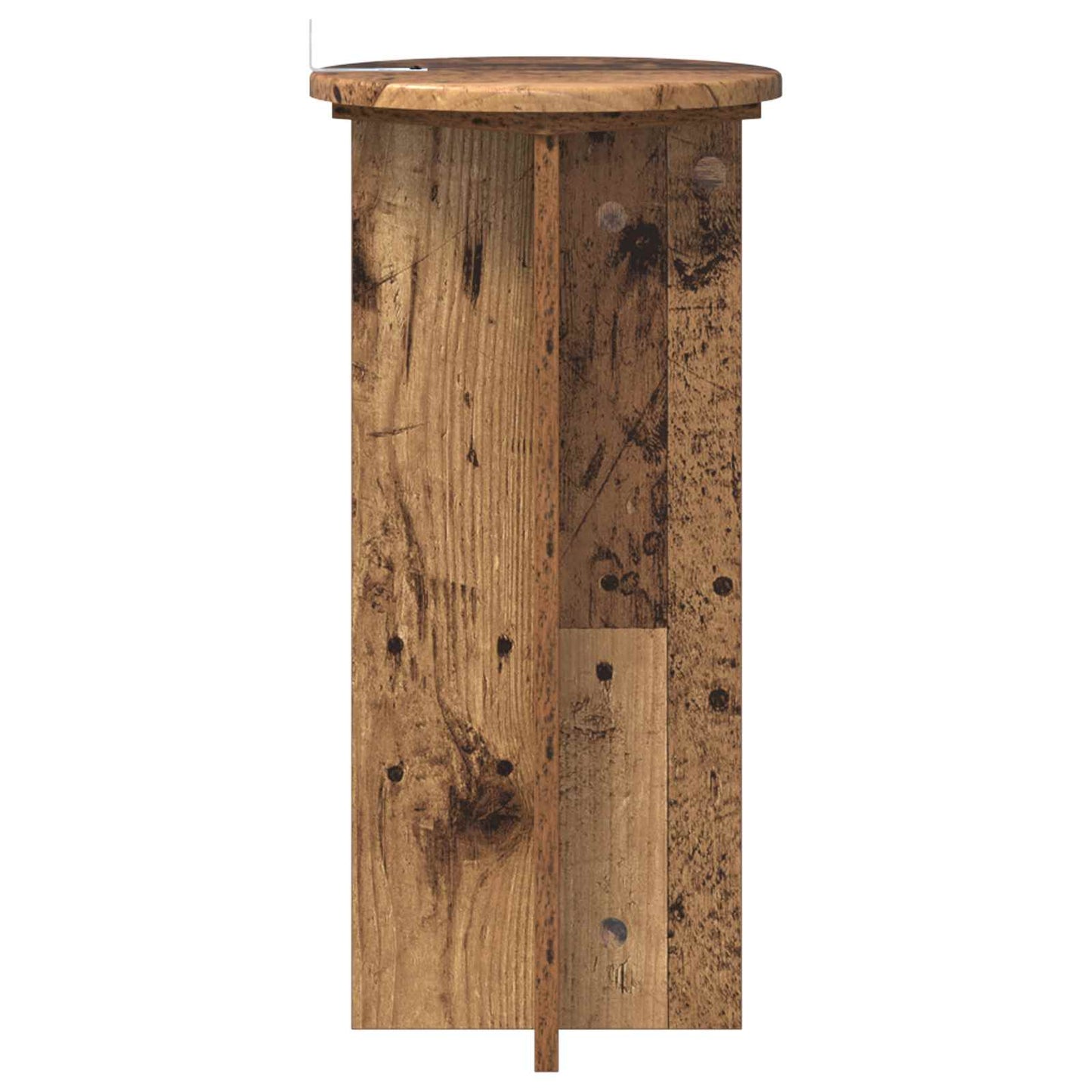 Planteholder 2 pcs Gammelt træ 29,5 x 29,5 x 60 cm