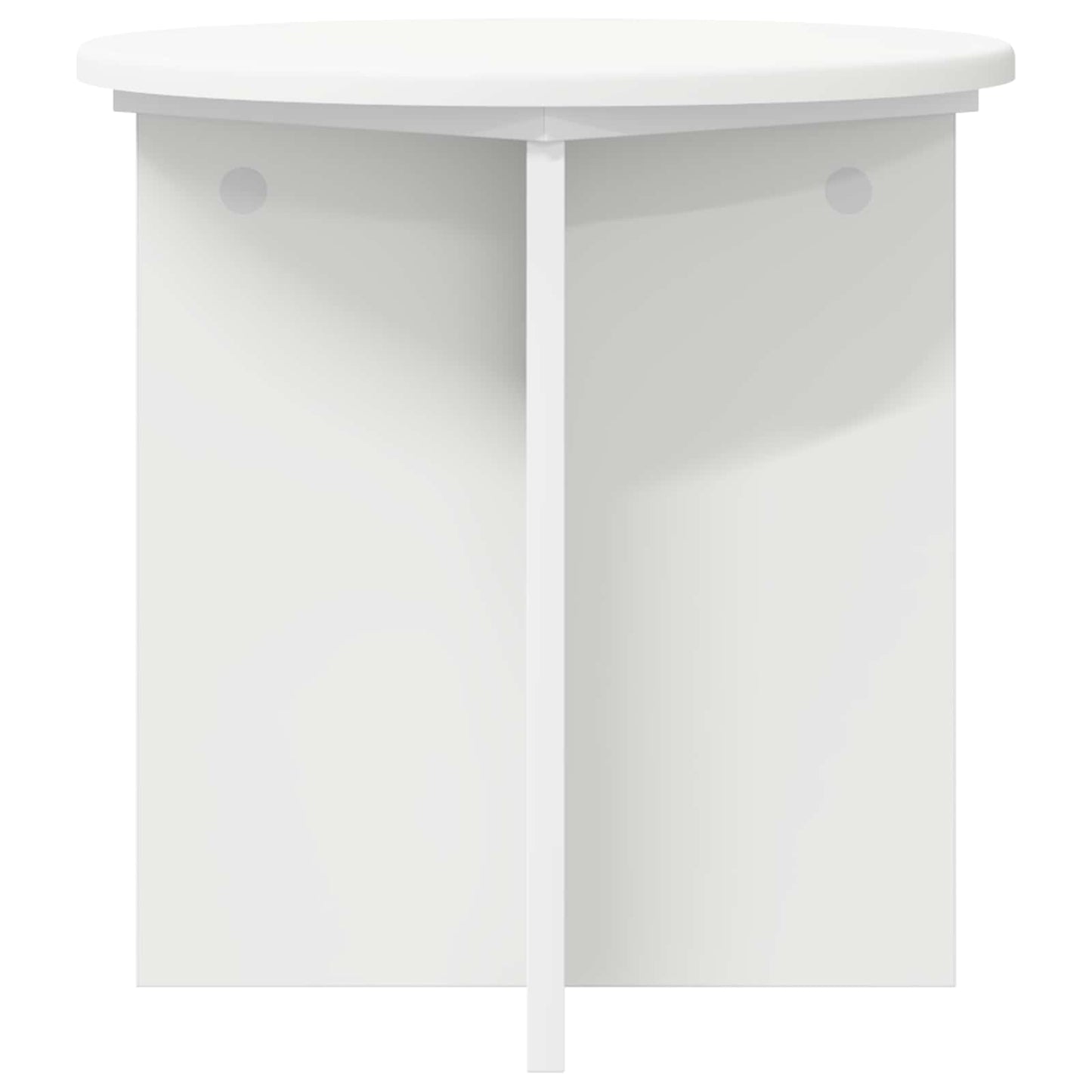 Planteholder 2 stk. Hvid Ø40 x 40 cm Konstrueret træ