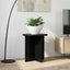 Planteholder 2 stk. Sort 40 x 40 x 40 cm Konstrueret træ