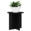 Planteholder 2 stk. Sort 40 x 40 x 40 cm Konstrueret træ
