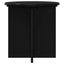 Planteholder 2 stk. Sort 40 x 40 x 40 cm Konstrueret træ