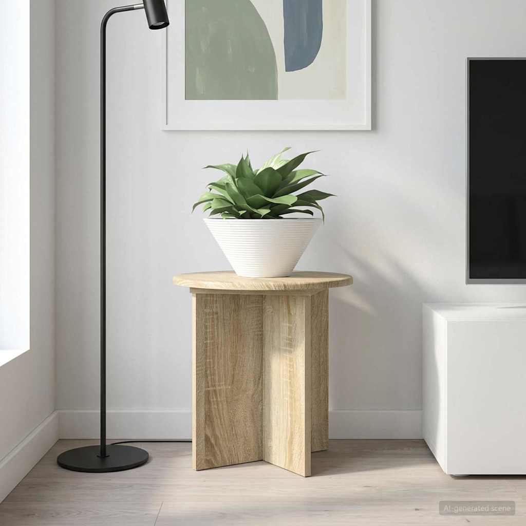Planteholder 2 pcs Sonoma-eg 40 x 40 x 40 cm Konstrueret træ billede