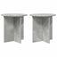 Planteholder 2 pcs Betongrå 40 x 40 x 40 cm Konstrueret træ