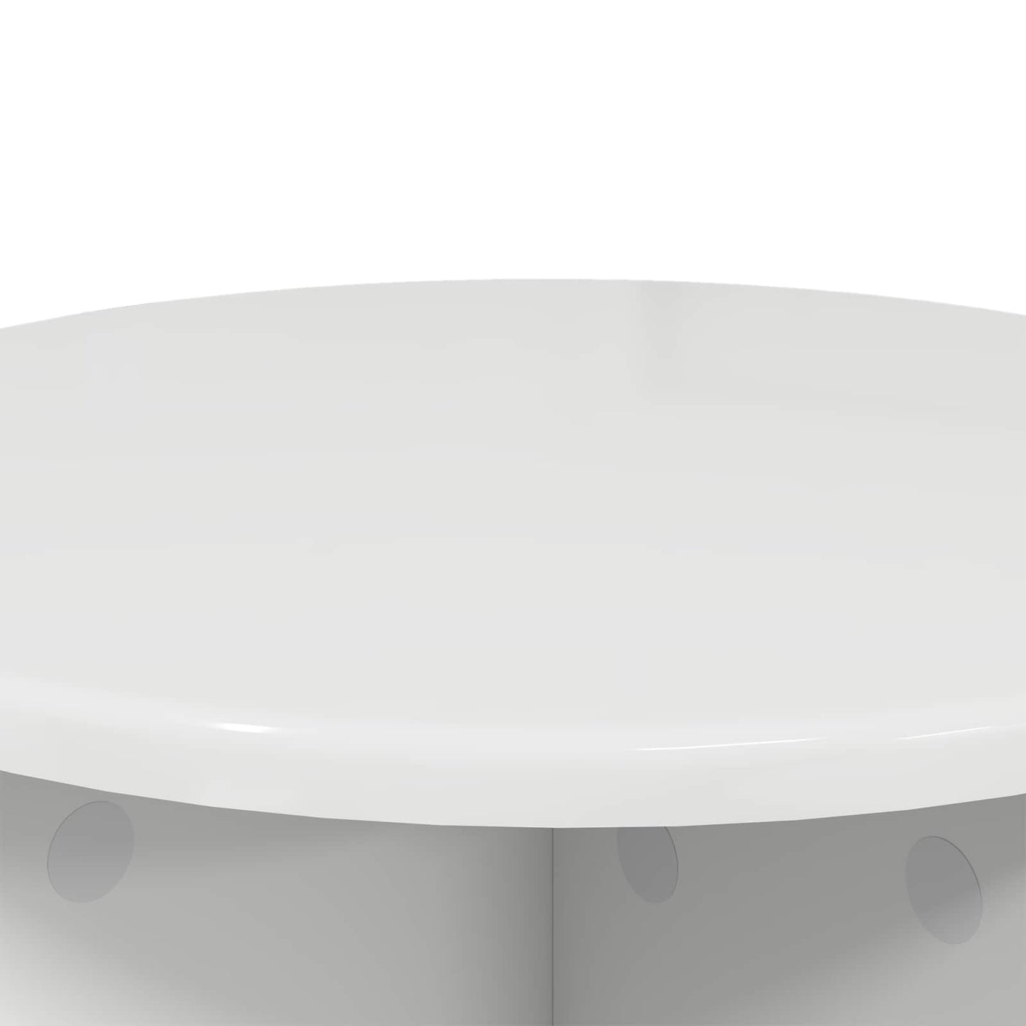 Planteholder 2 pcs Hvid højglans 40 x 40 x 40 cm