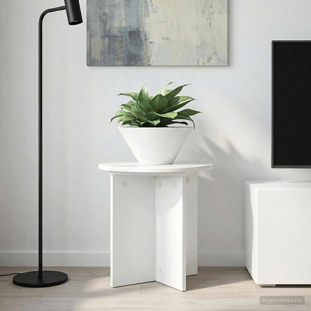 Planteholder 2 pcs Hvid højglans 40 x 40 x 40 cm