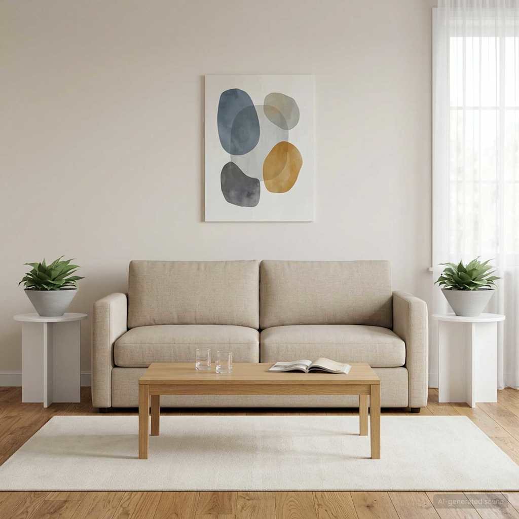 Planteholder 2 pcs Hvid højglans 40 x 40 x 40 cm