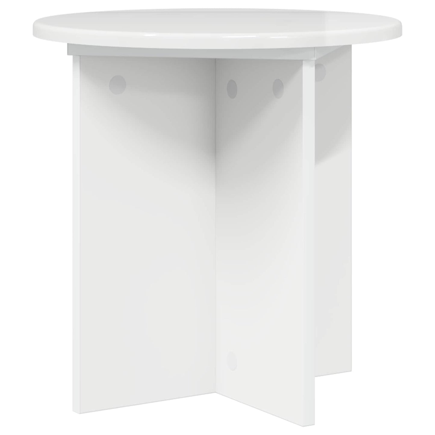 Planteholder 2 pcs Hvid højglans 40 x 40 x 40 cm
