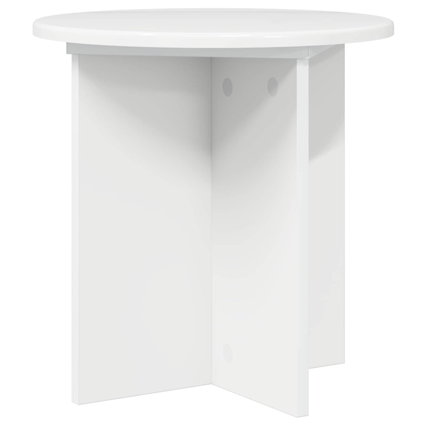Planteholder 2 pcs Hvid højglans 40 x 40 x 40 cm