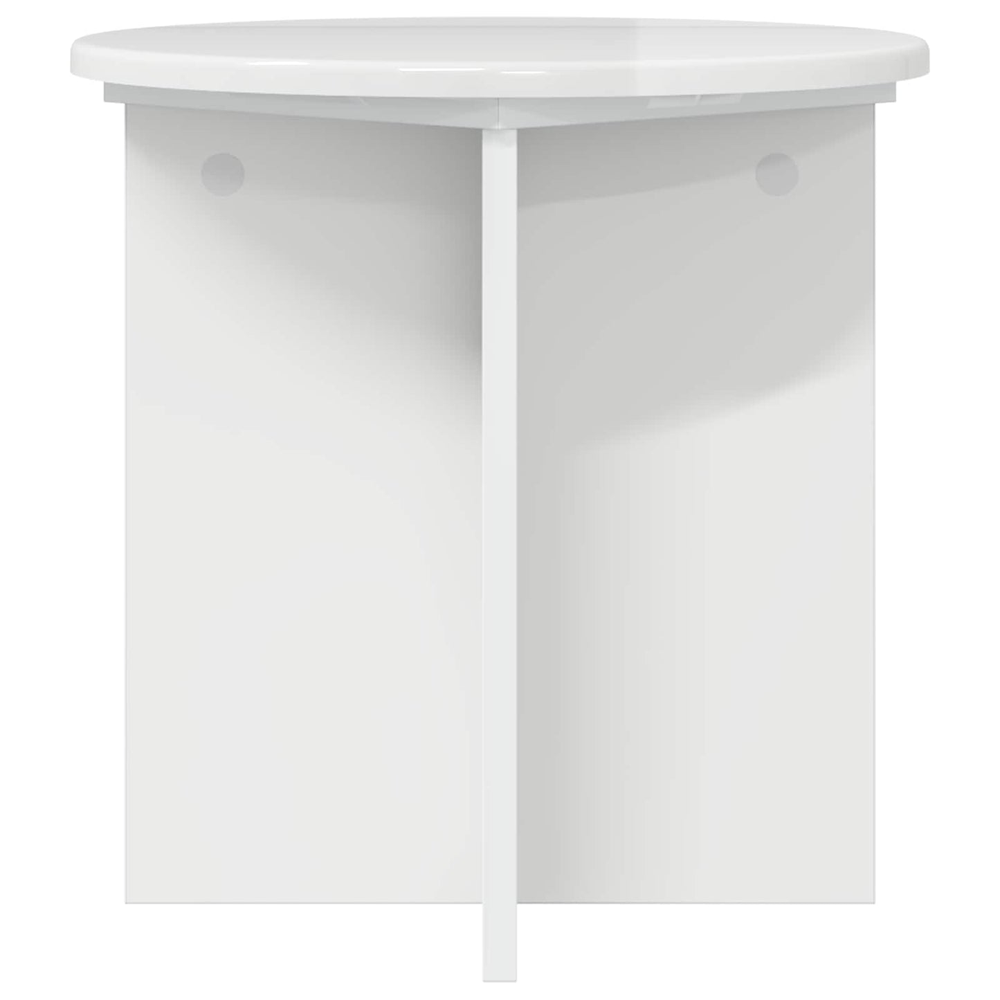 Planteholder 2 pcs Hvid højglans 40 x 40 x 40 cm