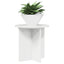 Planteholder 2 pcs Hvid højglans 40 x 40 x 40 cm