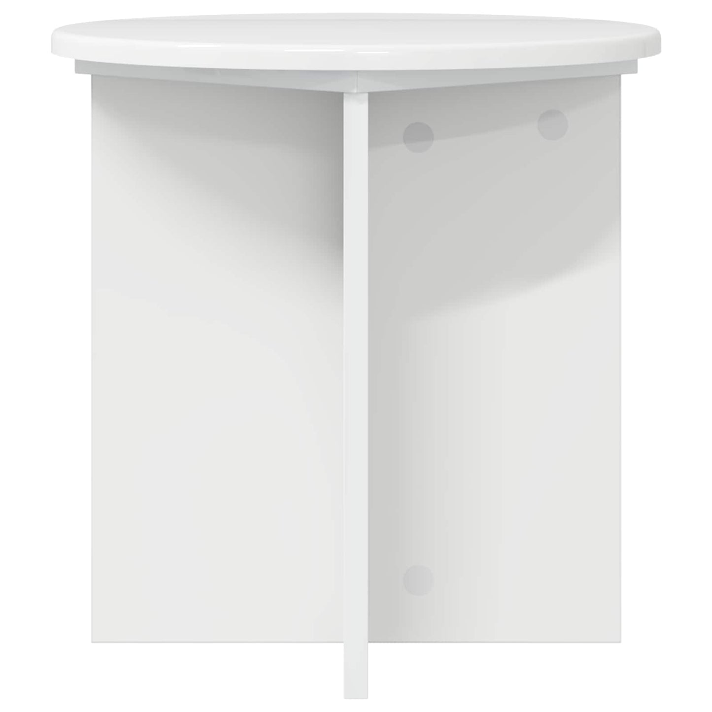 Planteholder 2 pcs Hvid højglans 40 x 40 x 40 cm
