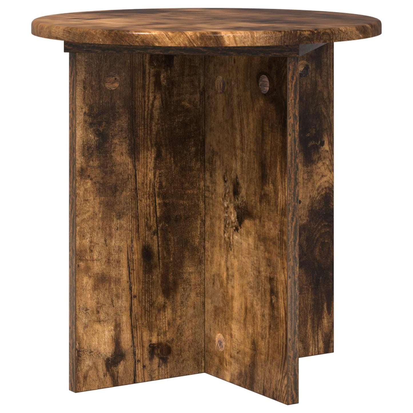 Planteholder 2 pcs Røget eg 40 x 40 x 40 cm Konstrueret træ