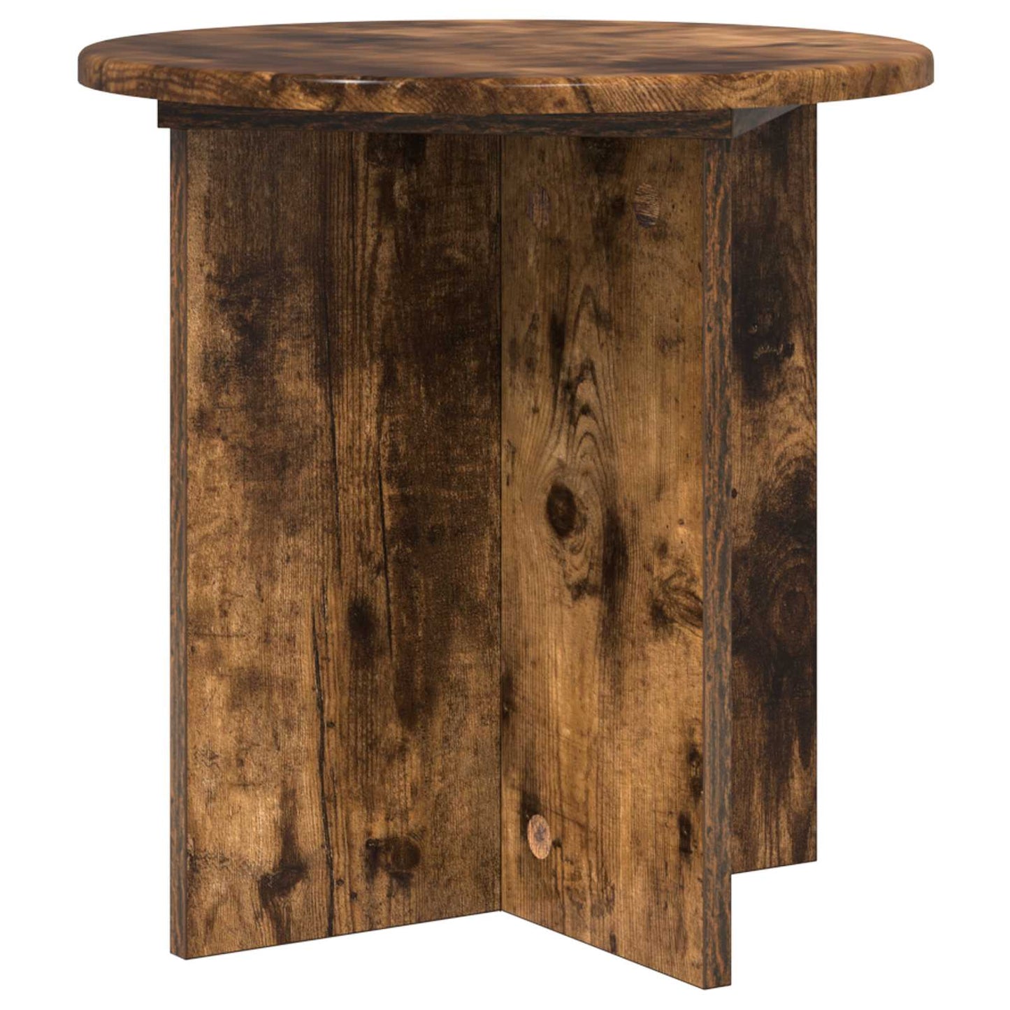 Planteholder 2 pcs Røget eg 40 x 40 x 40 cm Konstrueret træ