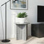 Planteholder 2 pcs Grå sonoma-eg 40 x 40 x 40 cm