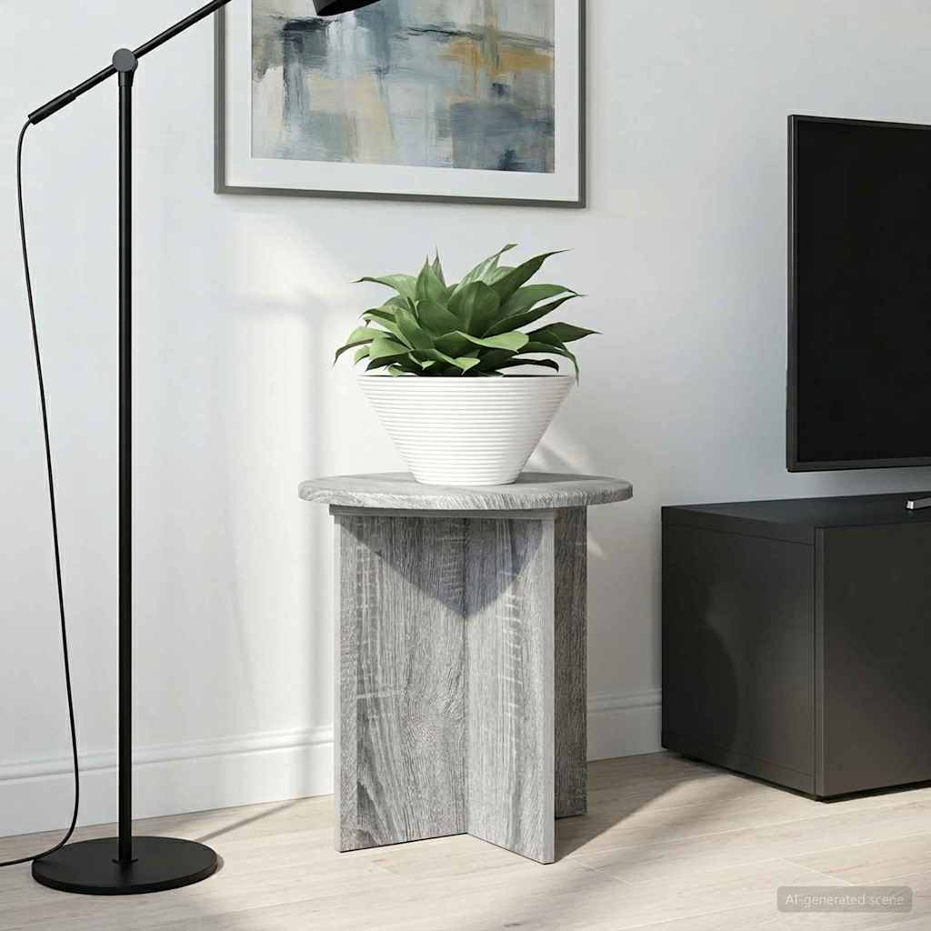 Planteholder 2 pcs Grå sonoma-eg 40 x 40 x 40 cm