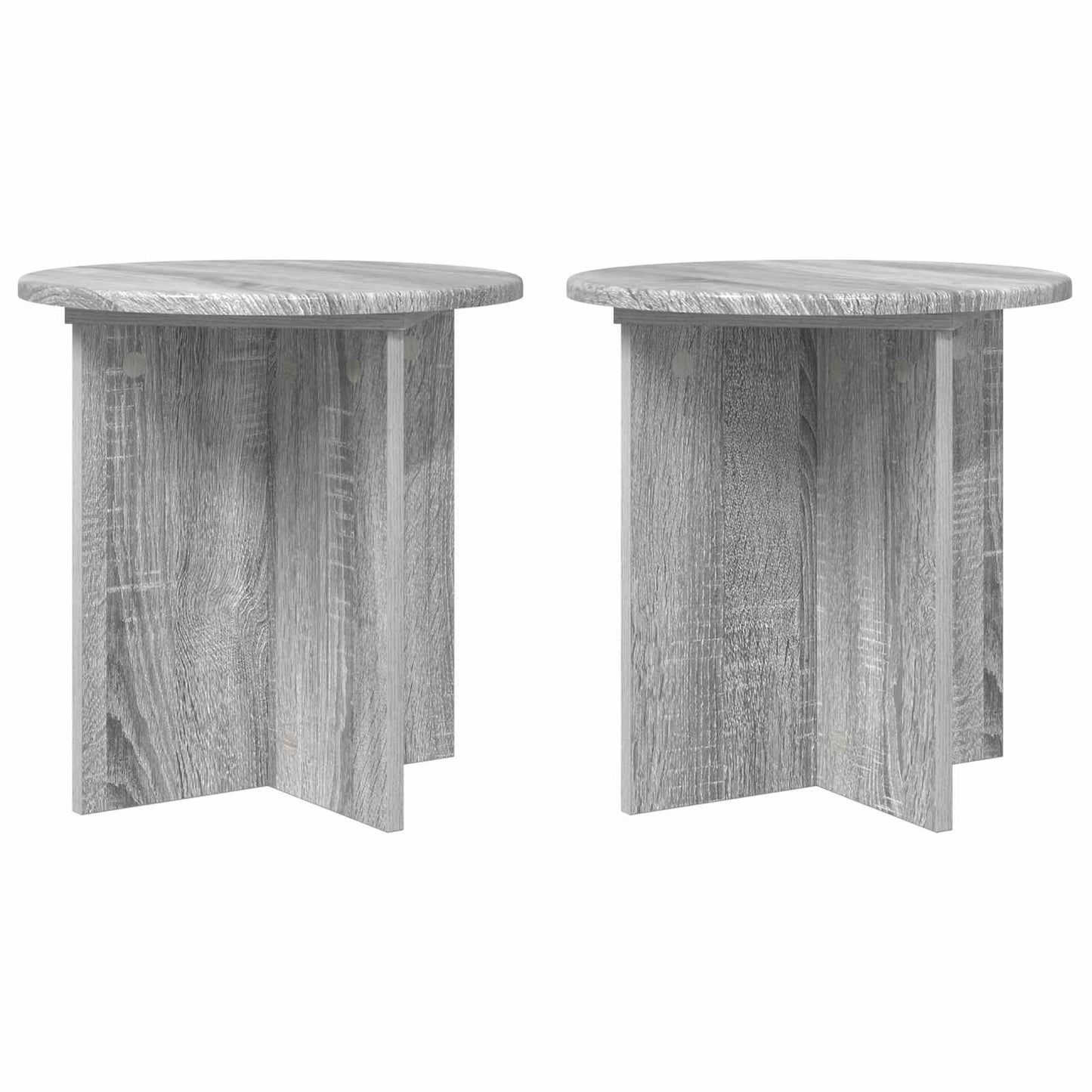 Planteholder 2 pcs Grå sonoma-eg 40 x 40 x 40 cm