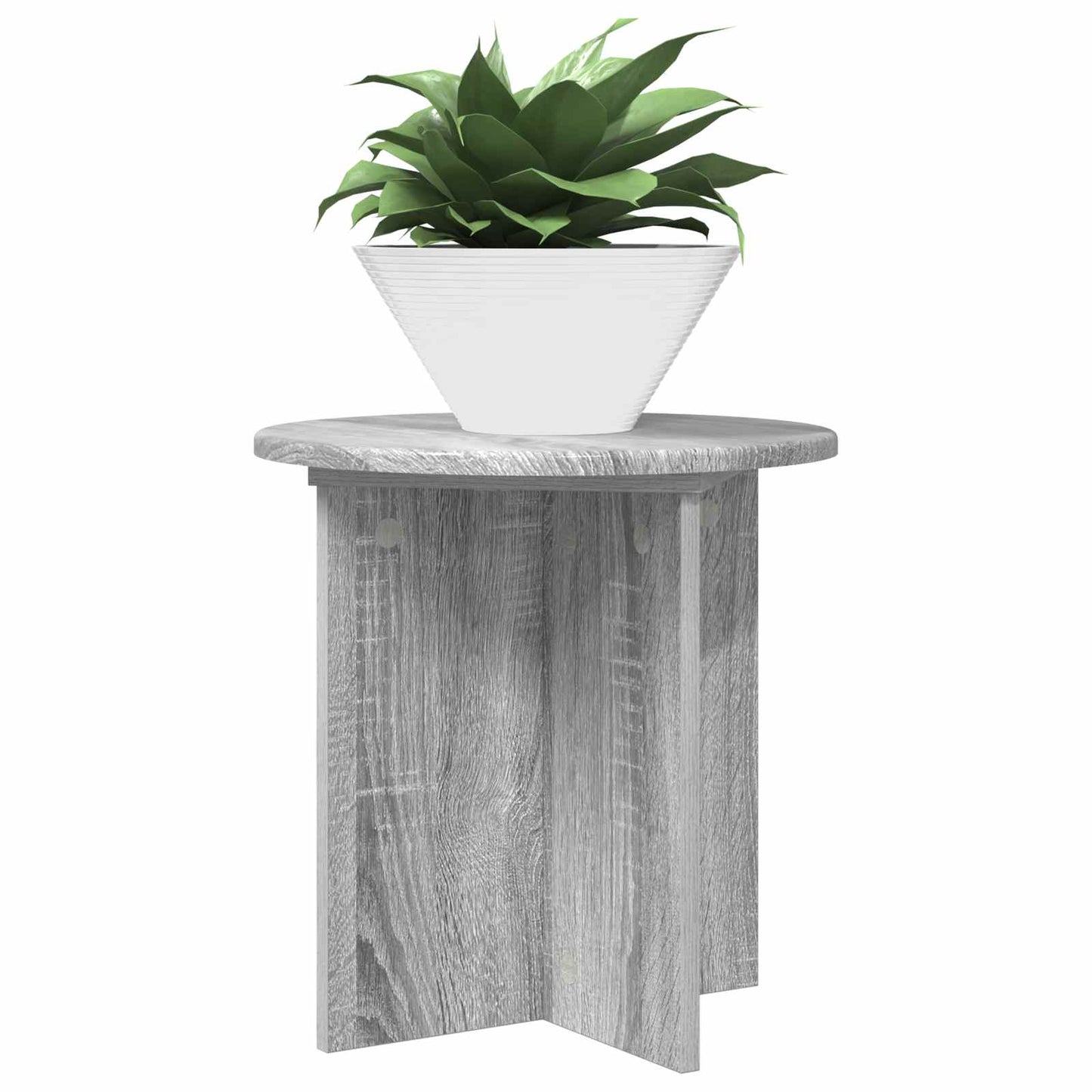 Planteholder 2 pcs Grå sonoma-eg 40 x 40 x 40 cm