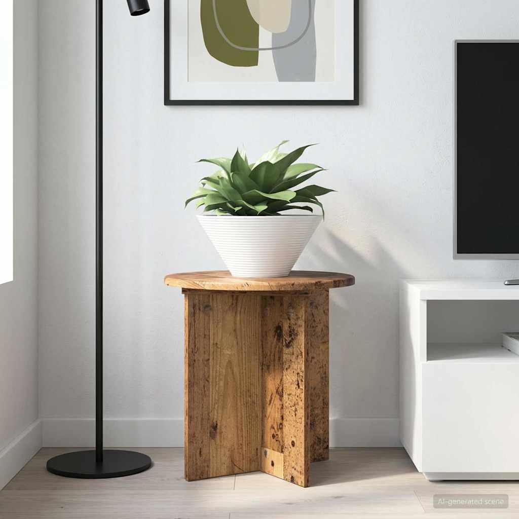 Planteholder 2 pcs Gammelt træ 40 x 40 x 40 cm Konstrueret træ billede