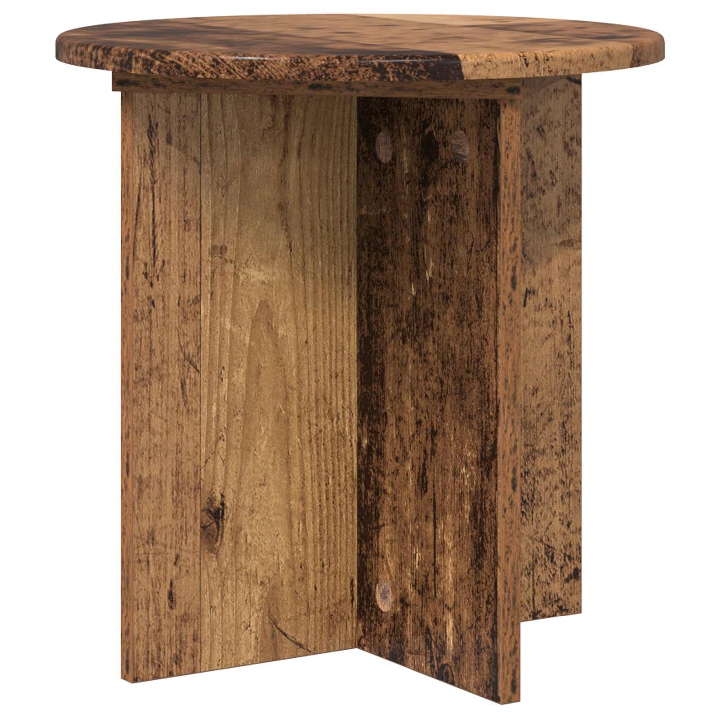 Planteholder 2 stk. Gammelt træ 40 x 40 x 40 cm Konstrueret træ
