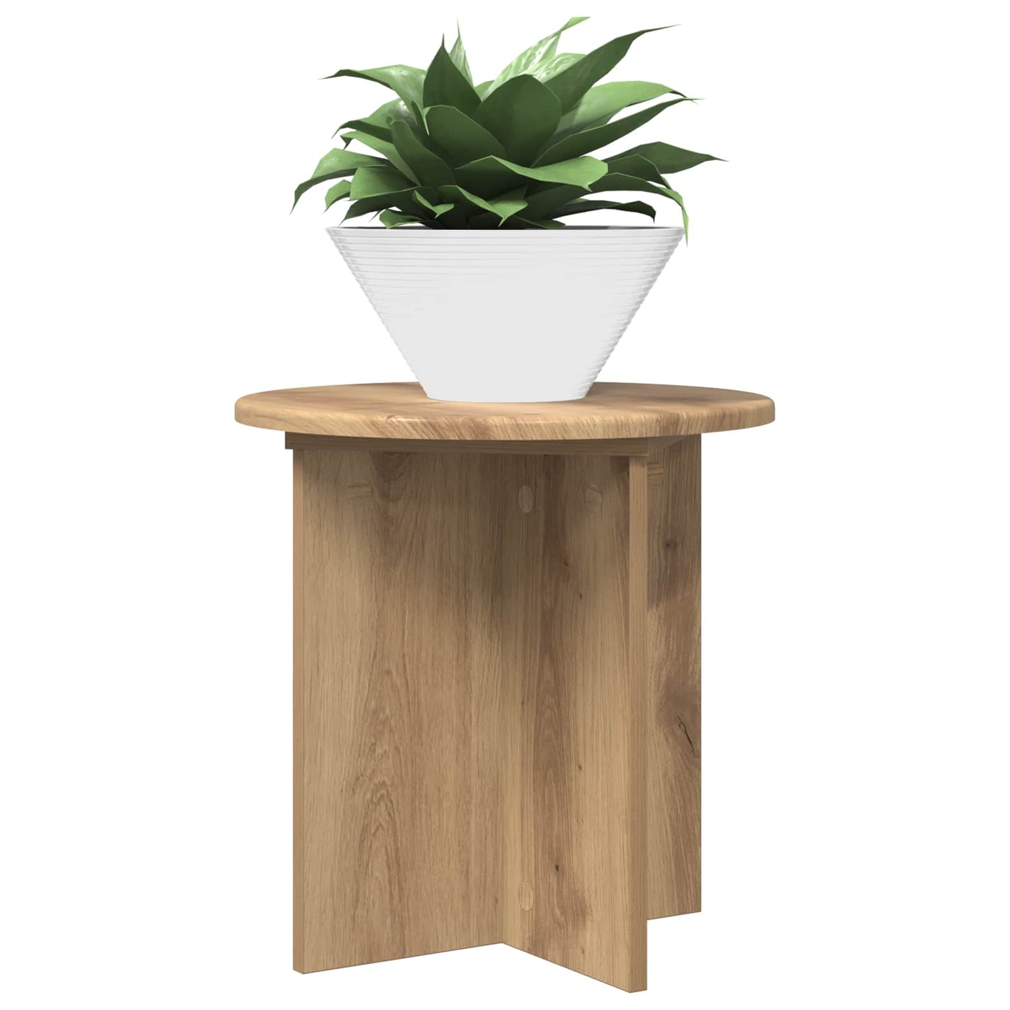 Planteholder 2 pcs Artisan-eg 40 x 40 x 40 cm Konstrueret træ