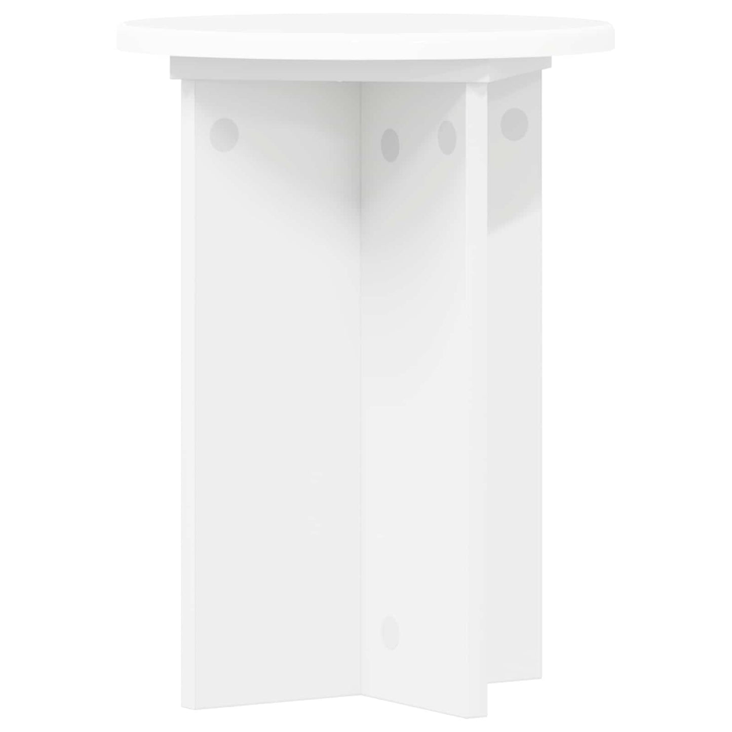 Planteholder 2 stk. Hvid Ø29,5 x 40 cm Konstrueret træ