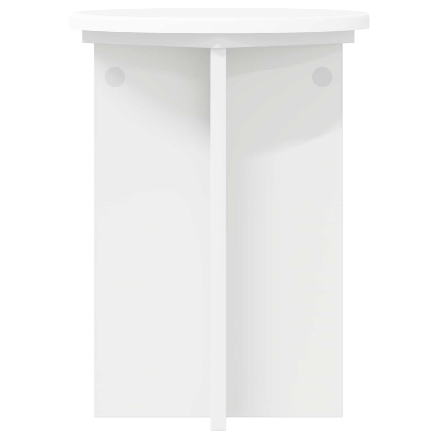 Planteholder 2 stk. Hvid Ø29,5 x 40 cm Konstrueret træ