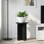 Planteholder 2 stk. Sort Ø29,5 x 40 cm Konstrueret træ