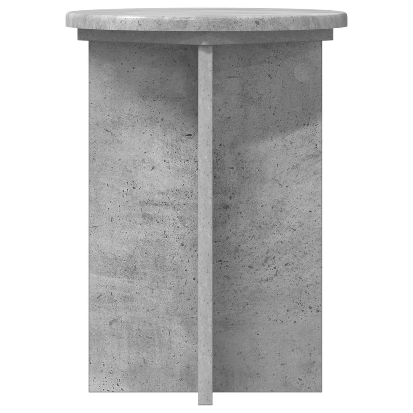 Planteholder 2 pcs Betongrå Ø29,5 x 40 cm Konstrueret træ