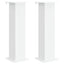 Planteholder 2 pcs Hvid 30,5 x 30 x 100,5 cm Konstrueret træ