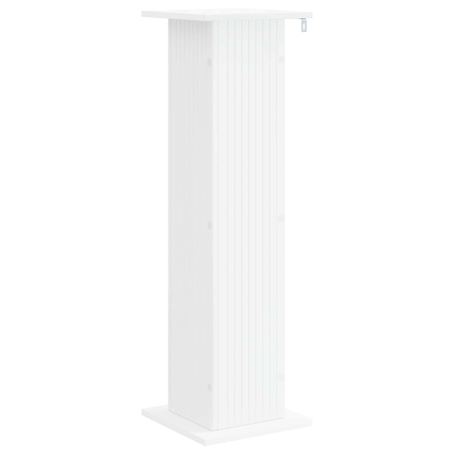 Planteholder 2 pcs Hvid 30,5 x 30 x 100,5 cm Konstrueret træ