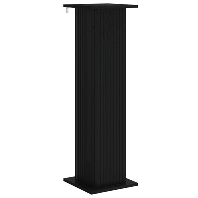 Planteholder Sort 30,5 x 30 x 100,5 cm Konstrueret træ