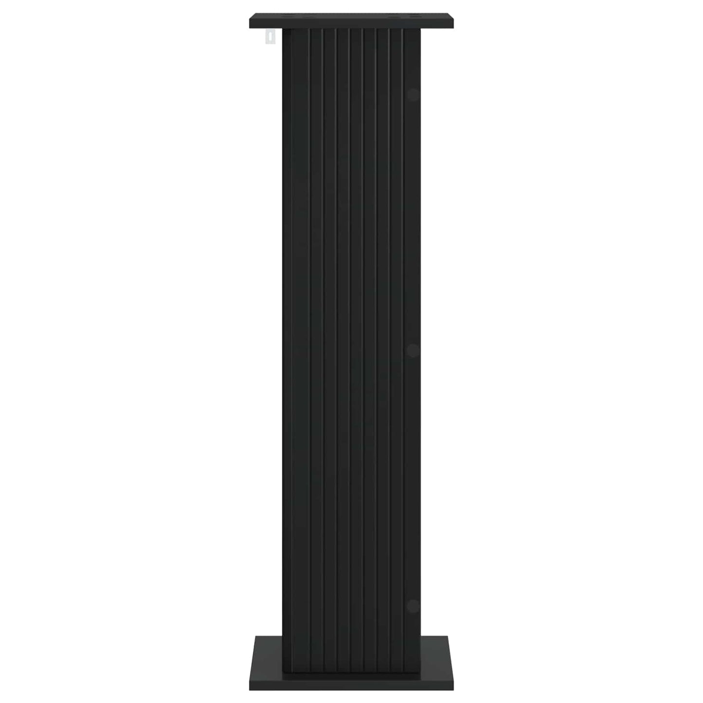 Planteholder 2 pcs Sort 30,5 x 30 x 100,5 cm Konstrueret træ