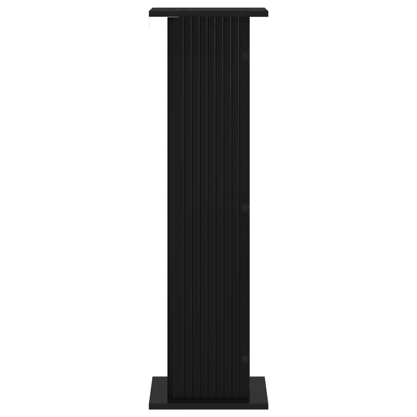 Planteholder 2 pcs Sort 30,5 x 30 x 100,5 cm Konstrueret træ