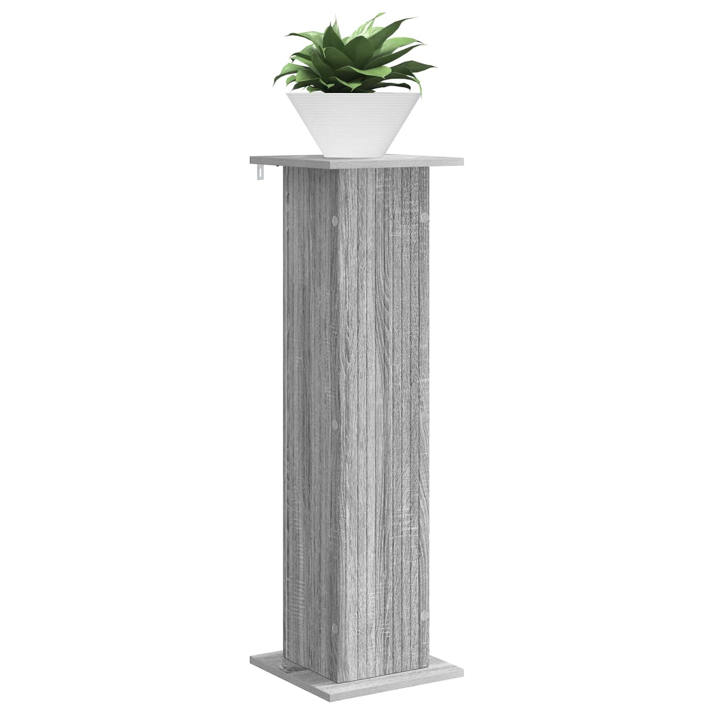 Planteholder 2 pcs Grå sonoma-eg 30,5 x 30 x 100,5 cm