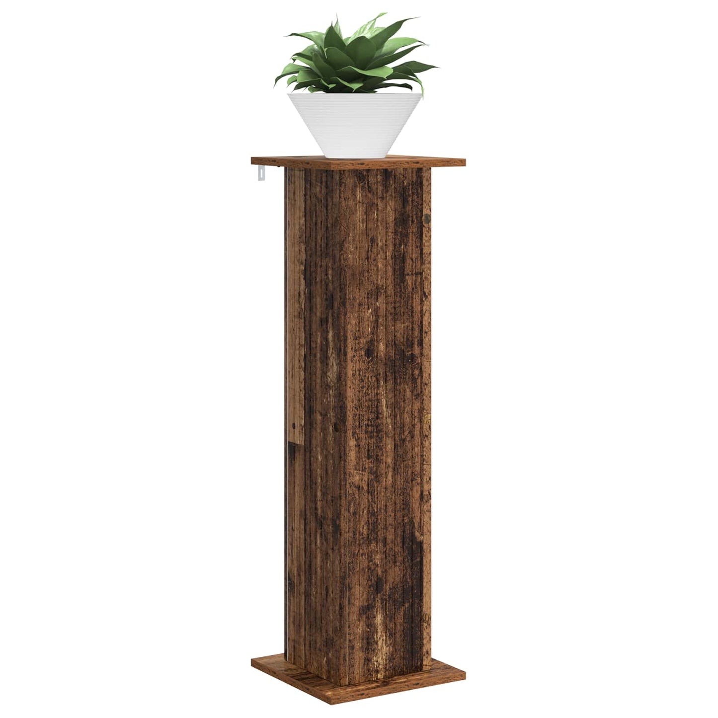 Planteholder Gammelt træ 30,5 x 30 x 100,5 cm Konstrueret træ