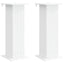 Planteholder 2 pcs Hvid 30,5 x 30 x 80,5 cm Konstrueret træ