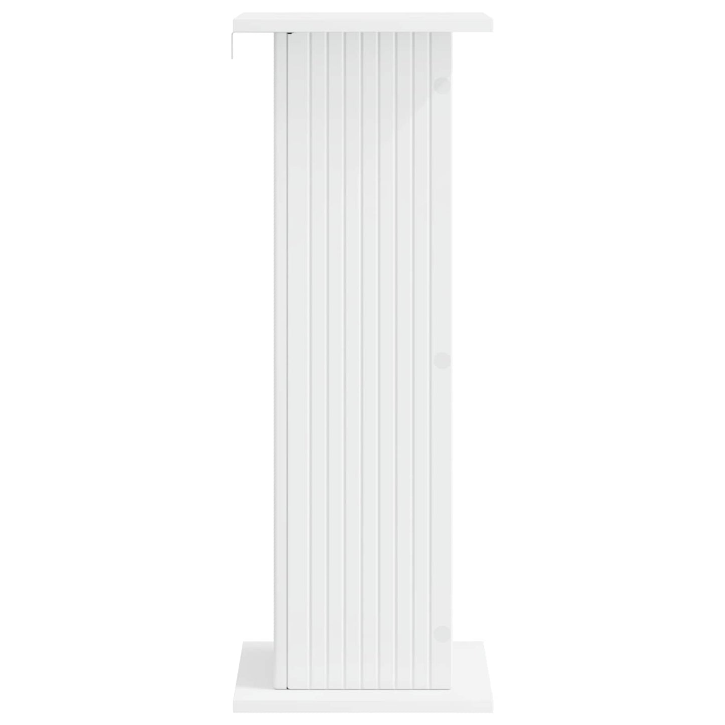 Planteholder 2 pcs Hvid 30,5 x 30 x 80,5 cm Konstrueret træ