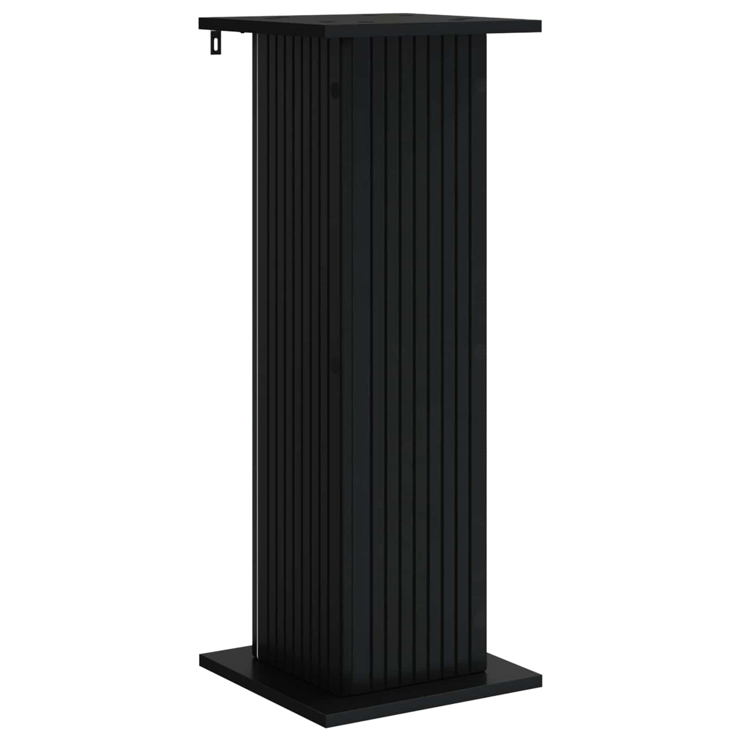 Planteholder Sort 30,5 x 30 x 80,5 cm Konstrueret træ